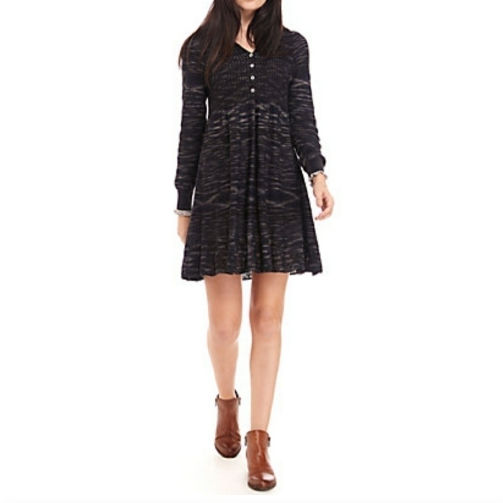 Free People Rain or Shine Knit Dress Size XS